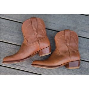 Tecovas Penny Caramel Light Brown Leather Boots